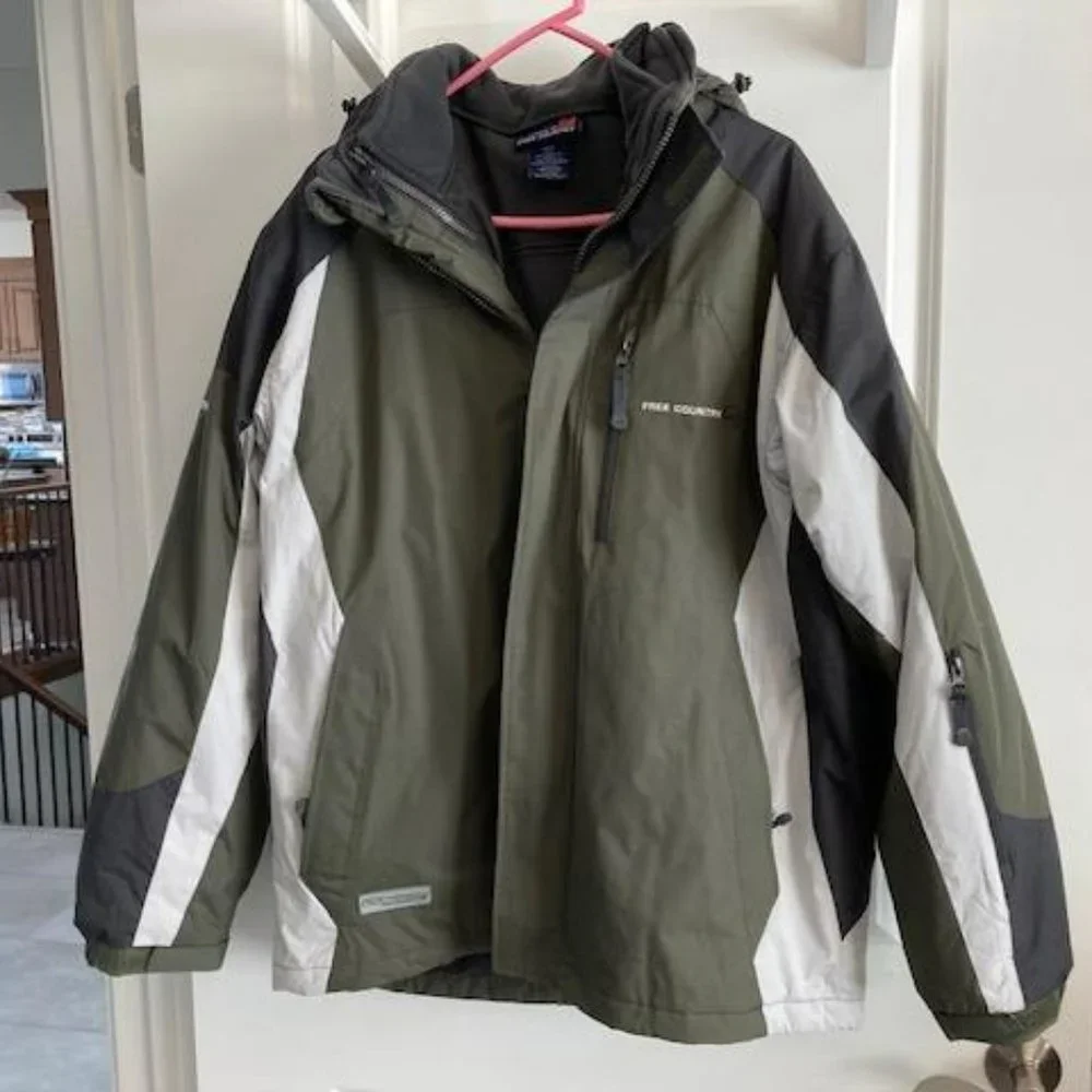 Free Country FCXtreme Zip Up Hooded Winter Jacket - Picture 1 of 6